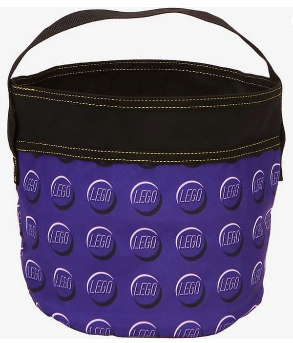 LEGO BAG, BUCKET, FABRIC CONTAINER FOR BRICKS – PURPLE