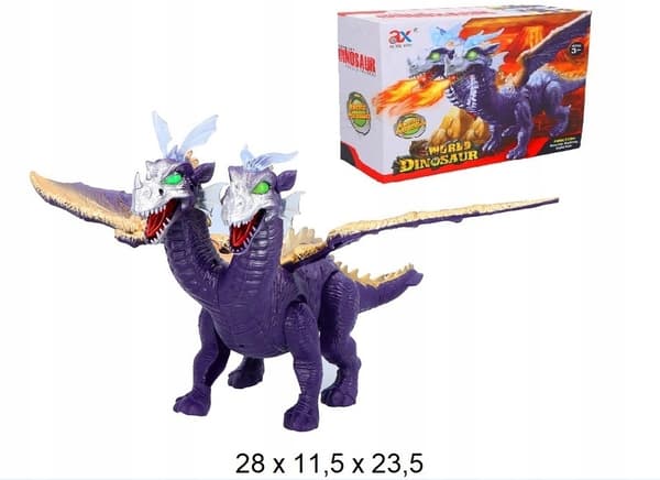 GIANT DINOSAUR DRAGON: SOUND, LIGHT AND ROAR – BATTERY-OPERATED