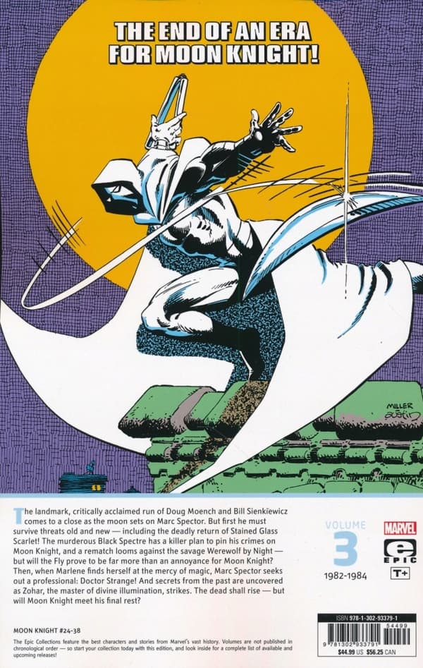 Moon Knight Epic Collection: Final Rest by Moench