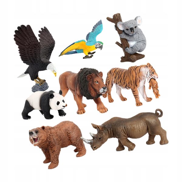 Animal model Figurine Play set Develops cognitive skills Desk decoration