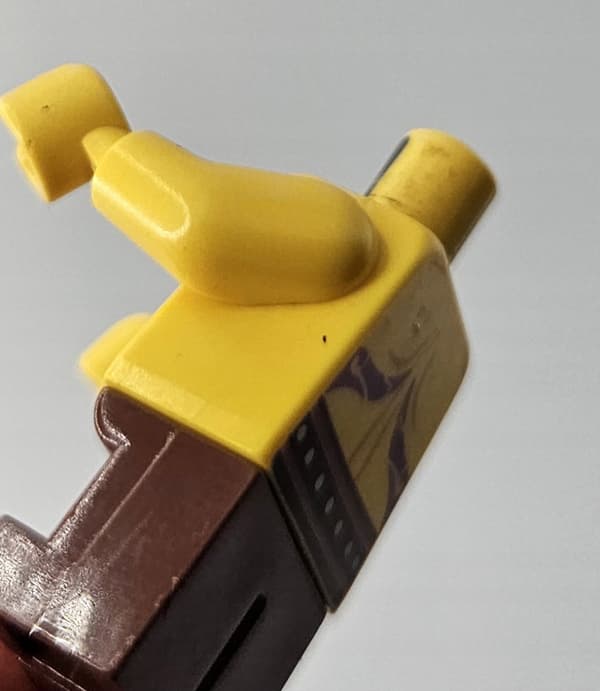LEGO SpongeBob SquarePants figure bob001 Basic ‘I’m Ready’ Look DEFECT /