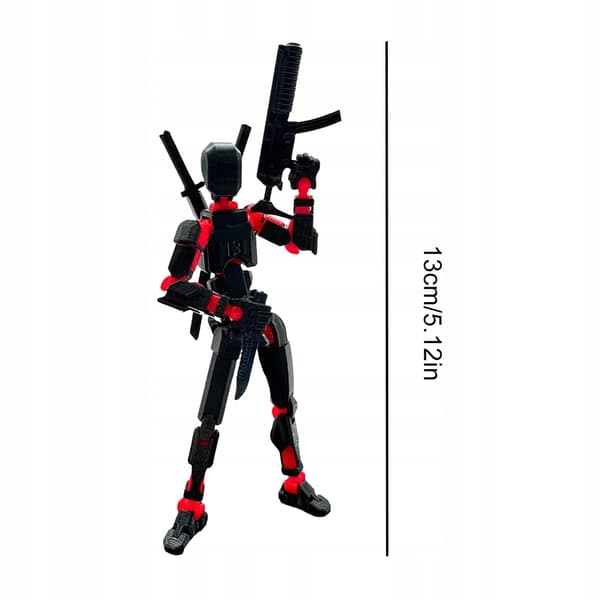 FULLY ASSEMBLED 3D-PRINTED ACTION FIGURE – THE PERFECT GIFT FOR A FAN