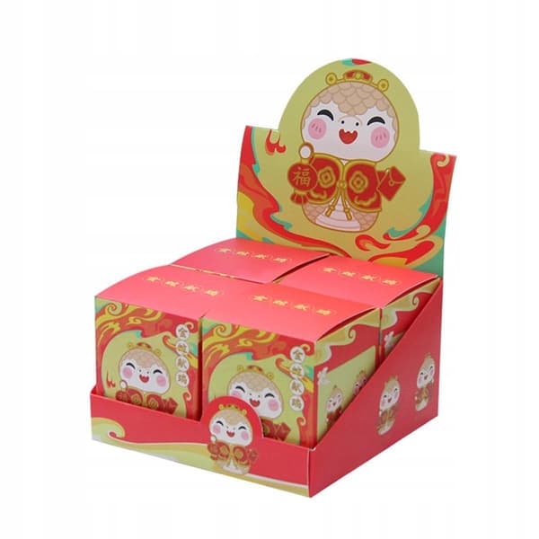 4 pieces: Mini Chinese New Year snake figurine – A sturdy, creative collection