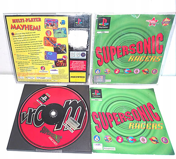 SUPERSONIC RACERS PSX 3XA game – READ THE DESCRIPTION!