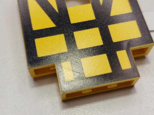 LEGO Panel 4444p03, yellow, 6074, 6086