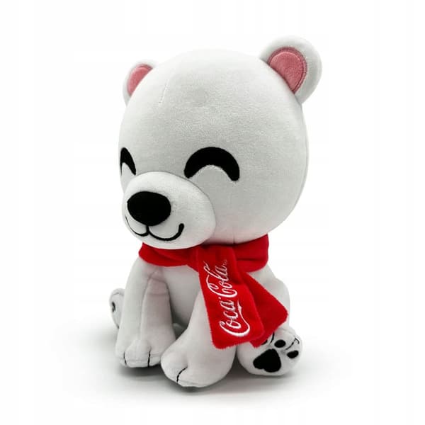 COCA-COLA PLUSH FIGURE: COCA-COLA POLAR BEAR, 22 CM