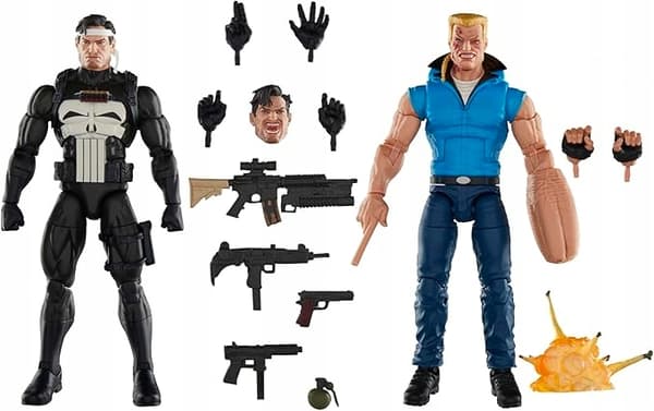 PUNISHER AND BUSHWACKER COLLECTOR’S FIGURINES, 15 CM