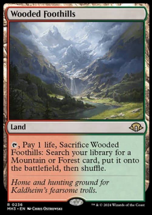 Magic: The Gathering Wooded Foothills