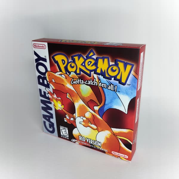 Pokémon RED Reproduction of Packaging + Insert