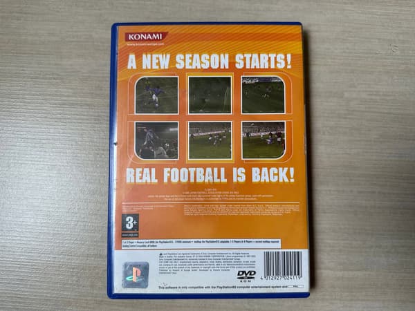 PRO EVOLUTION SOCCER 3 (PES III) – disc in excellent condition, PS2 manual