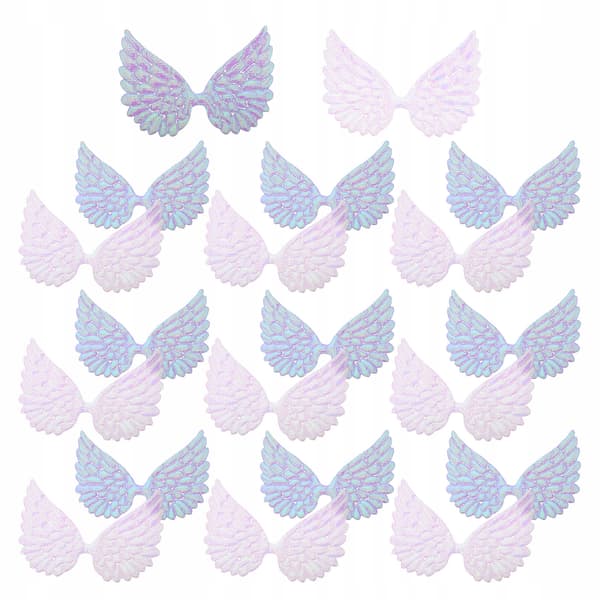 20 mini plastic wings for decoration