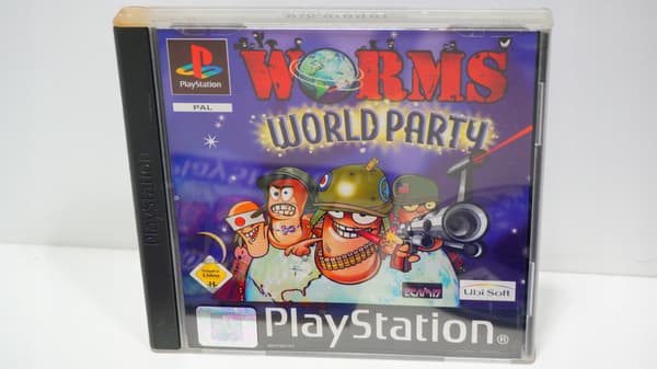 Worms World Party PS1 | PlayStation 1 | Complete (CIB) | PAL