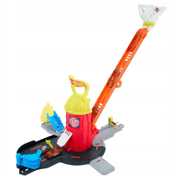 Hot Wheels Fire Station Track Set 1:64
