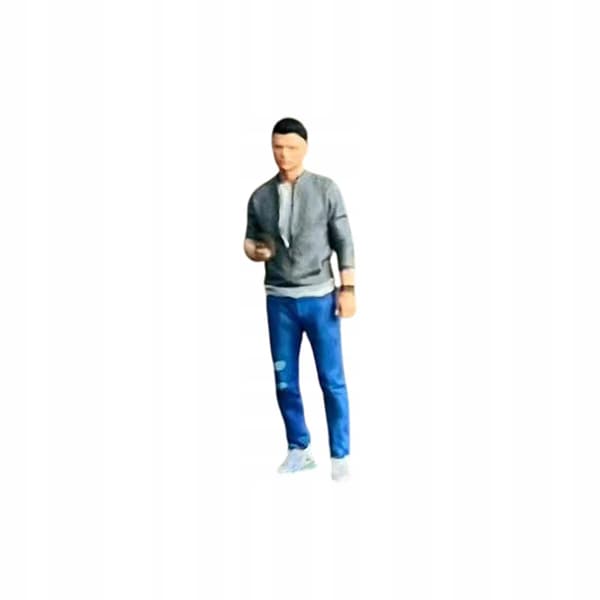1/64 scale diorama Stylish figurines Desk display by Tiny Hobby Style C