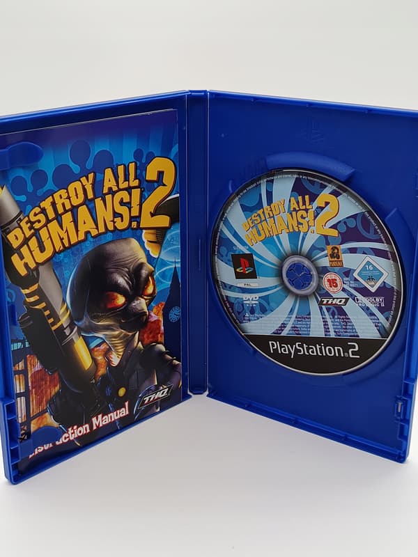 DESTROY ALL HUMANS 2 game for Sony PlayStation 2 (PS2)