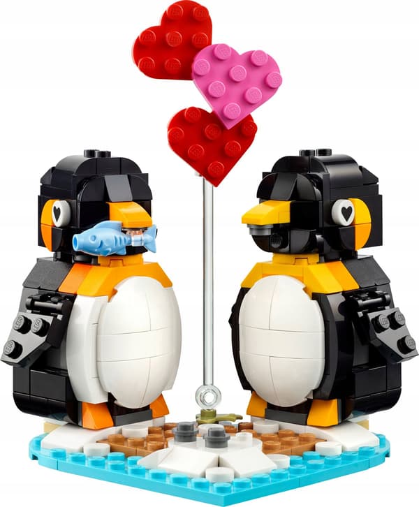 LEGO Penguins in Love – Valentine’s Day Gift: Bricks for HER and for HIM