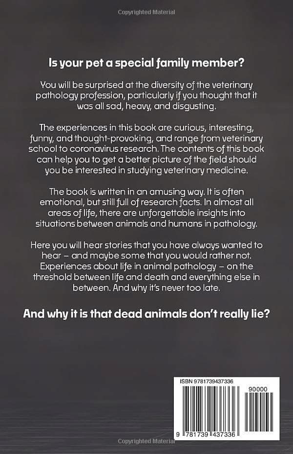 Herder, Vanessa *Dead Animals Don’t Lie*: What role does animal pathology play