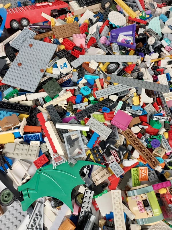 LEGO MIX BRICKS 1 kg – UNSORTED, SECOND GRADE, RANDOM MIX II