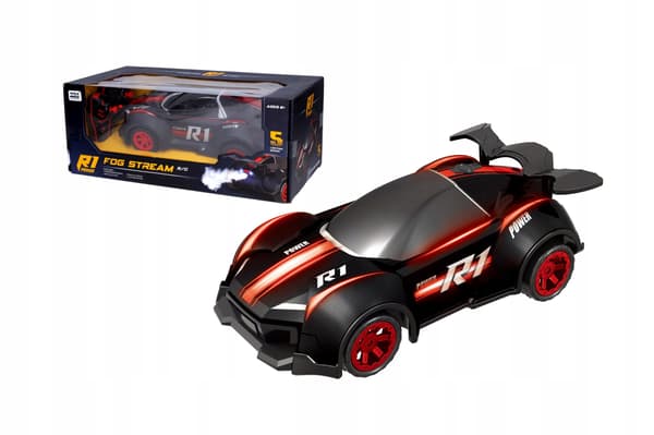 28 cm remote-controlled RC car with lights and smoke effects