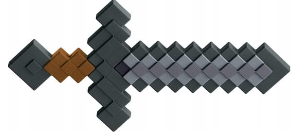 Minecraft pixel stone sword, large sword for children