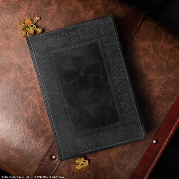 Bookmark with a chain and Luffy’s skull, One Piece
