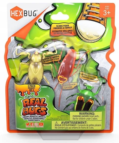 HEXBUG NANO REAL BUGS 3-PACK OF WORMS 6068914 INSECTS WORMS THAT MOVE