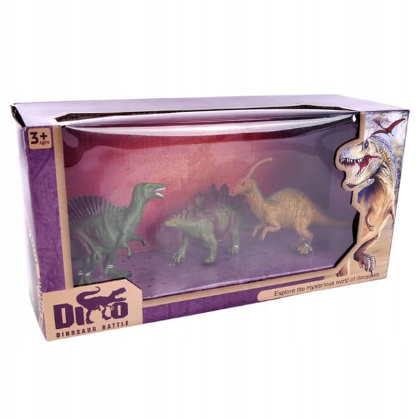 Dinosaur Set: Three Figures for Little Explorers – Realistic Figures