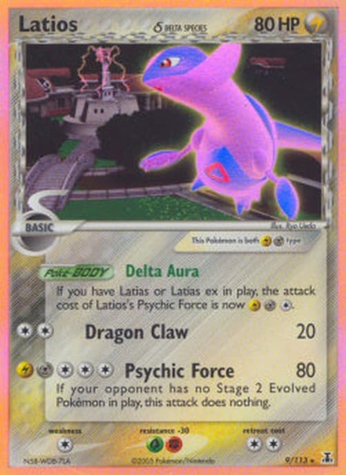 Pokemon Latios δ Delta Species