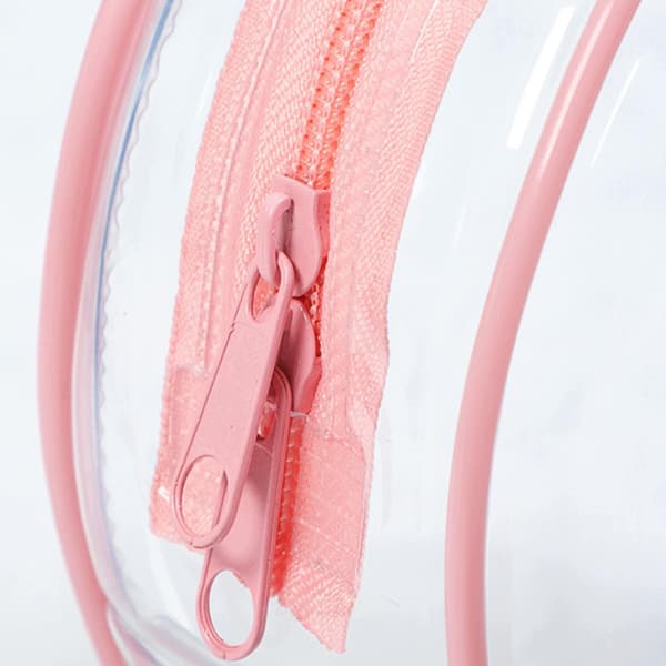 PVC Doll Display Case – Organiser for Collectables – Mini Pink Display Case