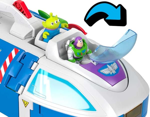Imaginext Toy Story Buzz Astral Transforming Boat with Lights