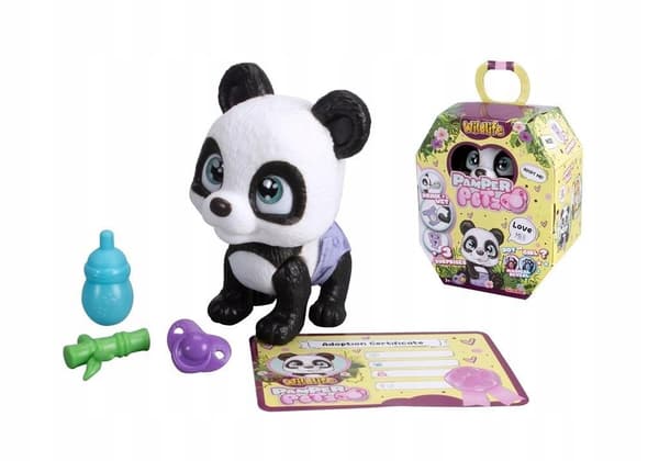SIMBA PAMPER PETZ PANDA INTERACTIVE TOY FOR CHILDREN – DRINKS AND WETS ITSELF