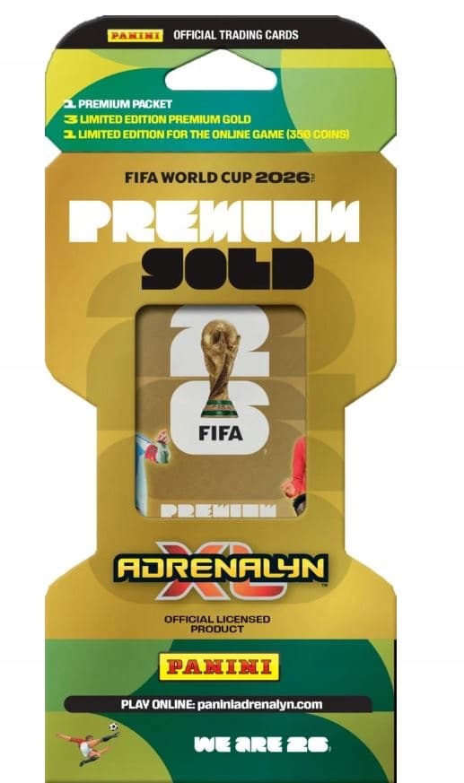 PANINI WORLD CUP 2026 GOLD BLISTER