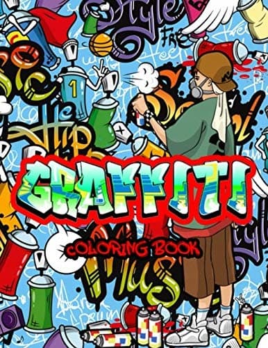 Graffiti Colouring Book: A Stress-Relieving Colouring Book for Adults with Doodles