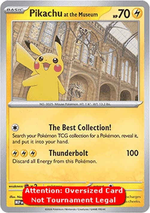 Pokemon Pikachu at the Museum