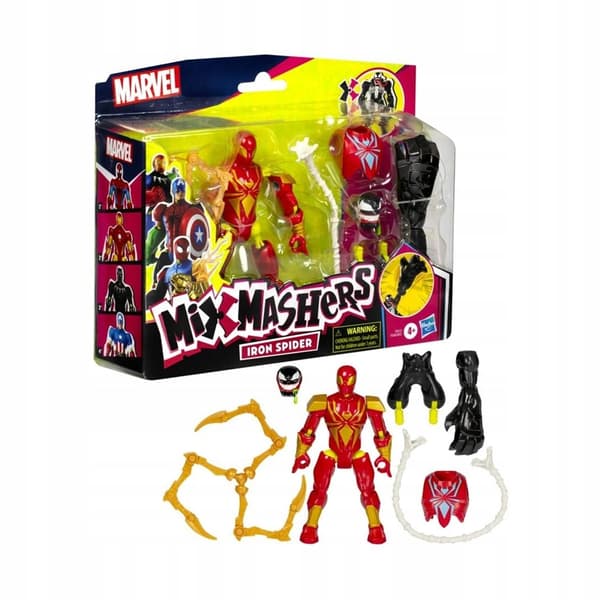 Hasbro Marvel Spider-Man MixMashers Iron Spider Deluxe figurine – 12 cm