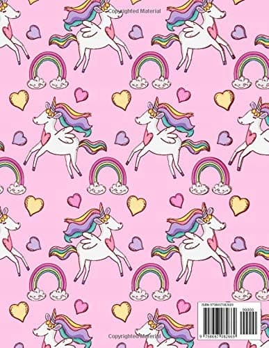 Unicorn Composition Notebook with Space for Pictures, Years K–2: Unicorn Compo