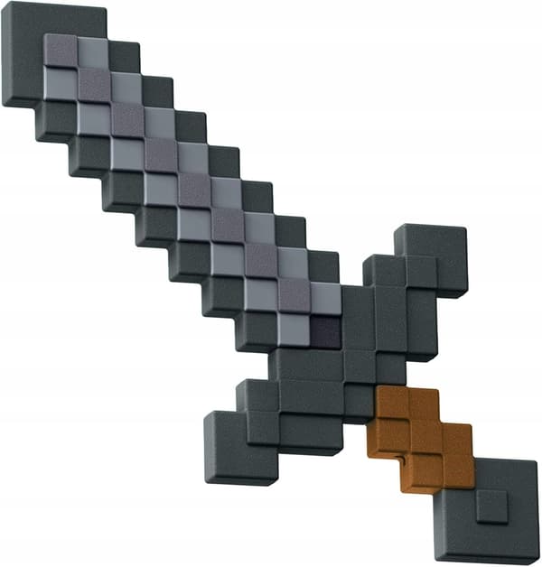 Minecraft pixel stone sword, large sword for children