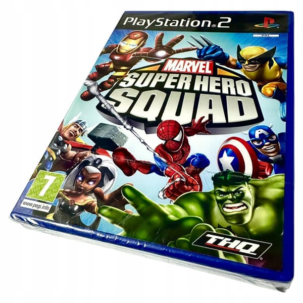 Marvel Super Hero Squad | PS2 | PLAYSTATION 2 | 3xA SET | NEW | SEALED