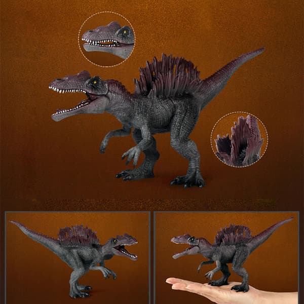 STURDY BLACK DINOSAUR MODEL – EDUCATIONAL TOY AND DECORATION