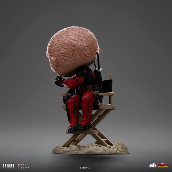Deadpool, Wolverine and Headpool (Unmasked) figurine, MiniCo, Deadpool