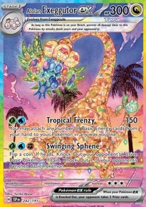 Pokemon Alolan Exeggutor ex