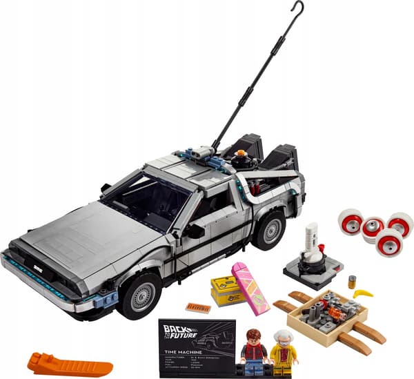 LEGO ICONS 10300 Time Machine from Back to the Future