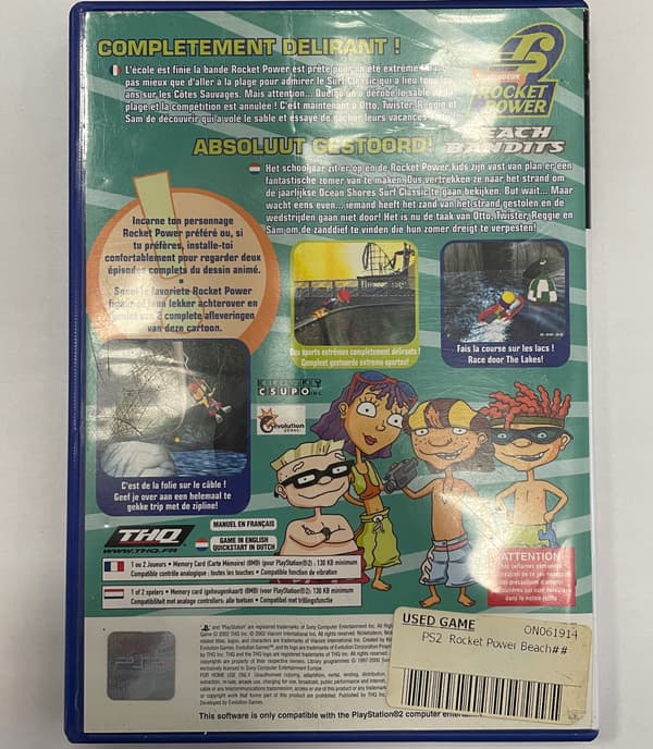 The ROCKET POWER BEACH BANDITS game on PS2!