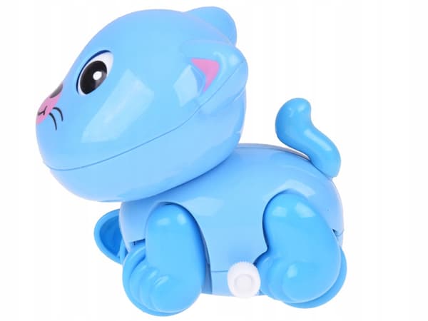FOR CHILDREN: WIND-UP COLOURFUL KITTY – 1 PC