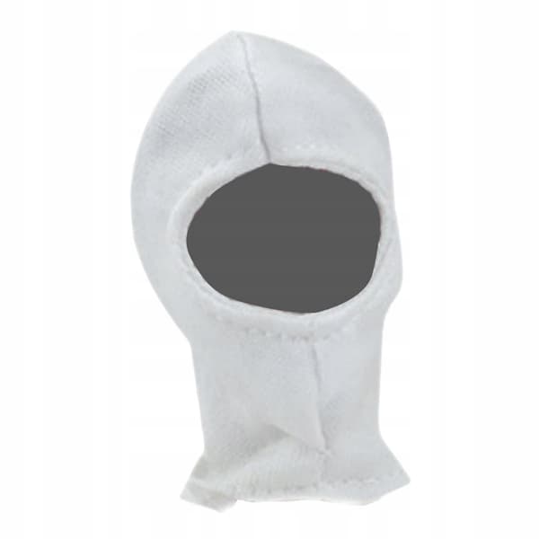 1:6 Face mask Props Pretend Play Action Figure Accessory Miniature white