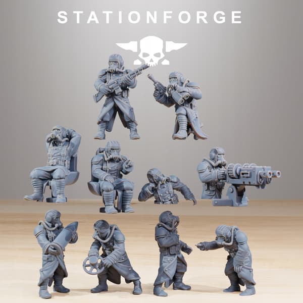 GrimGuard MA Builder Kit – Station Forge – 3D-utskrift