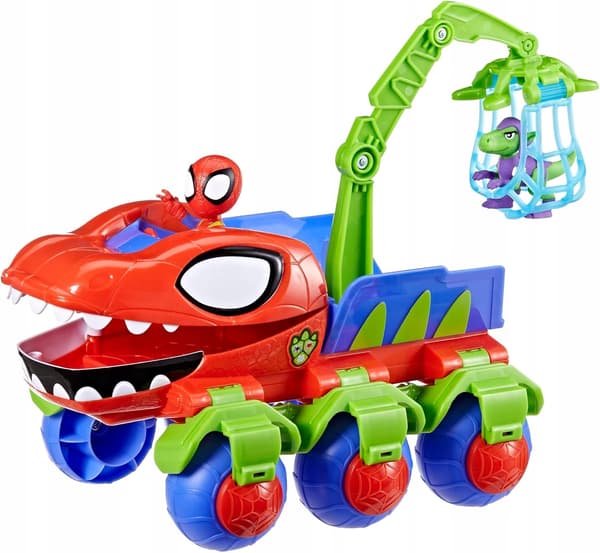 HASBRO Marvel Spidey and Super Buddies Dino-Web Crawler Spider-Man Set