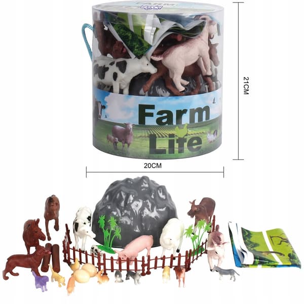 FARM ANIMALS FIGURINE SET