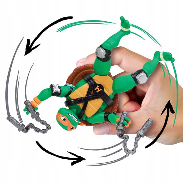 Ninja Turtles: Shell Spin Mikey action figure
