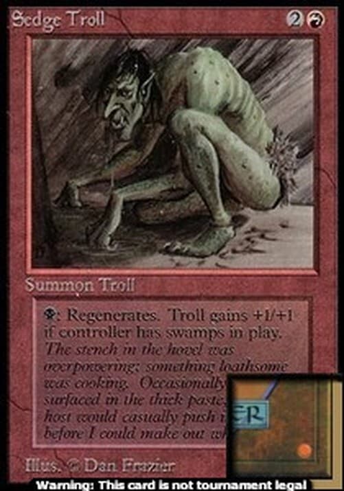 Magic: The Gathering Sedge Troll